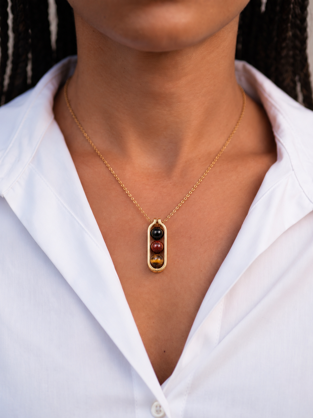 Grounded & Protected Energy Necklace