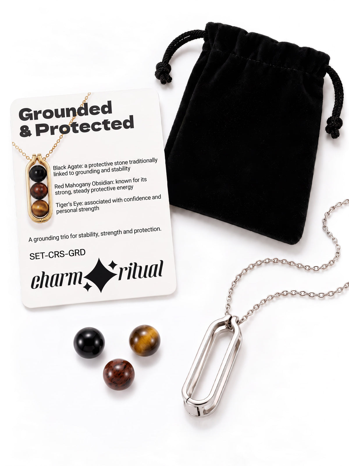 Grounded & Protected Energy Necklace