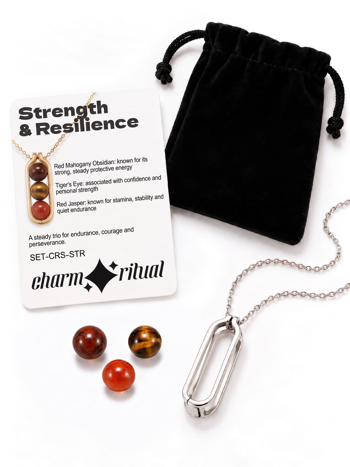 Strength & Resilience Energy Necklace